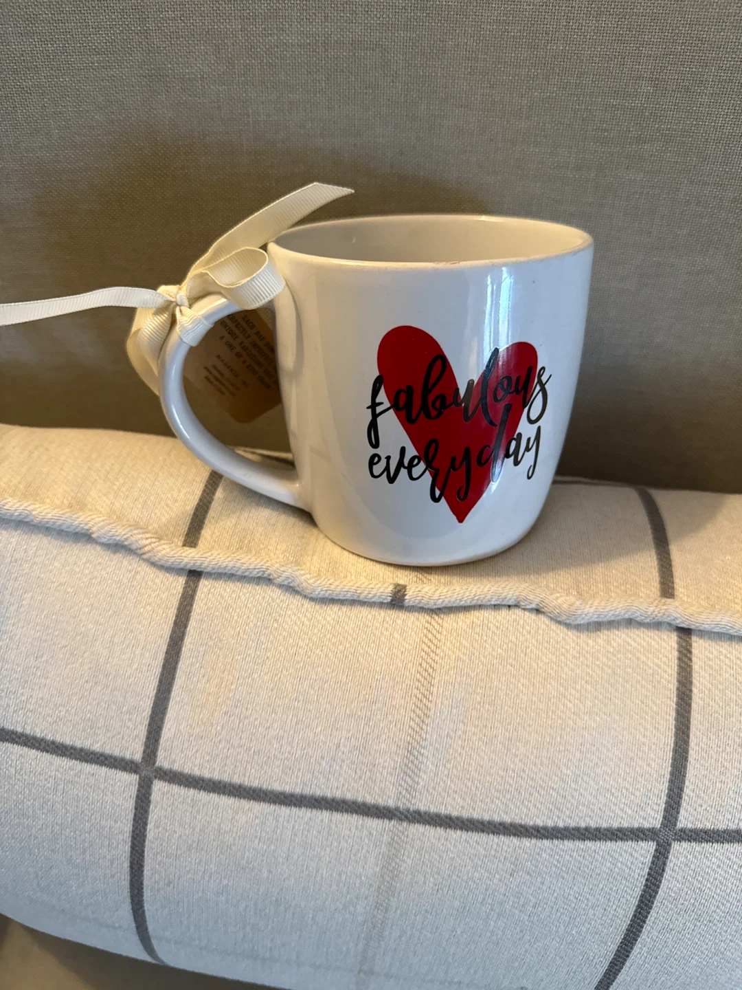 Rae Dunn "fabulous everyday" Heart Mug - photo 2