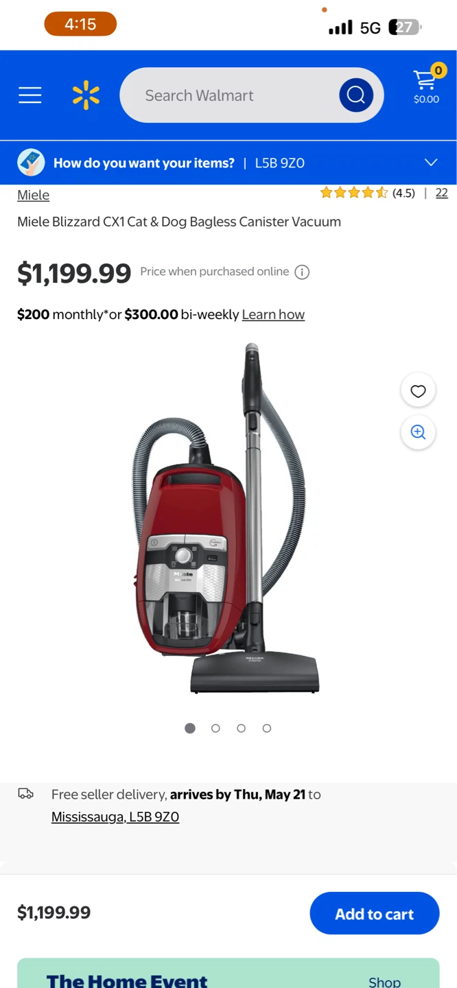 Miele Blizzard CX1 Cat & Dog Bagless Vacuum Cleaner - photo 2