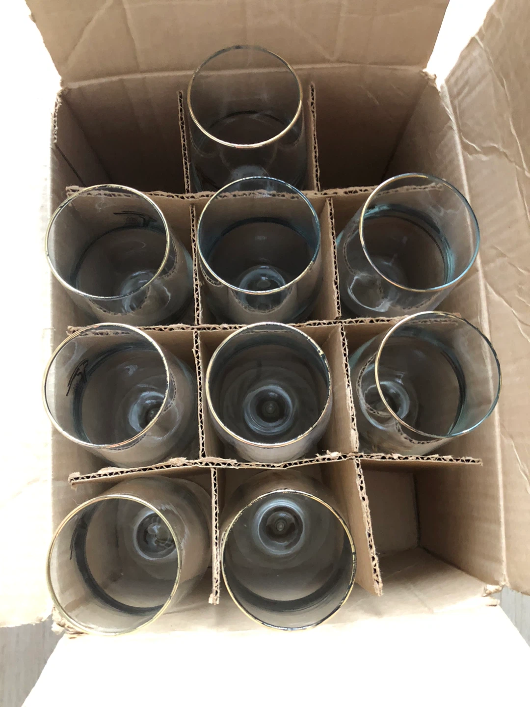 Set of 9 Vintage Olympic Glasses