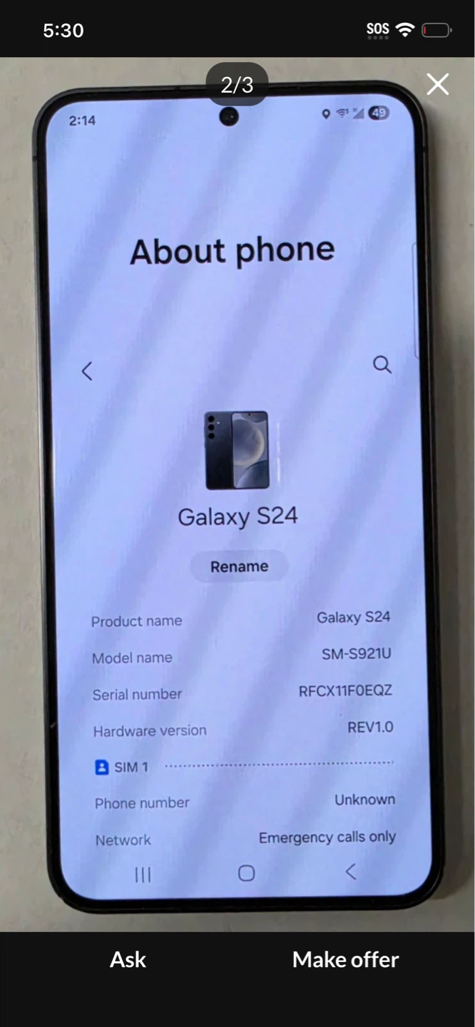Samsung Galaxy Smartphone - photo 4