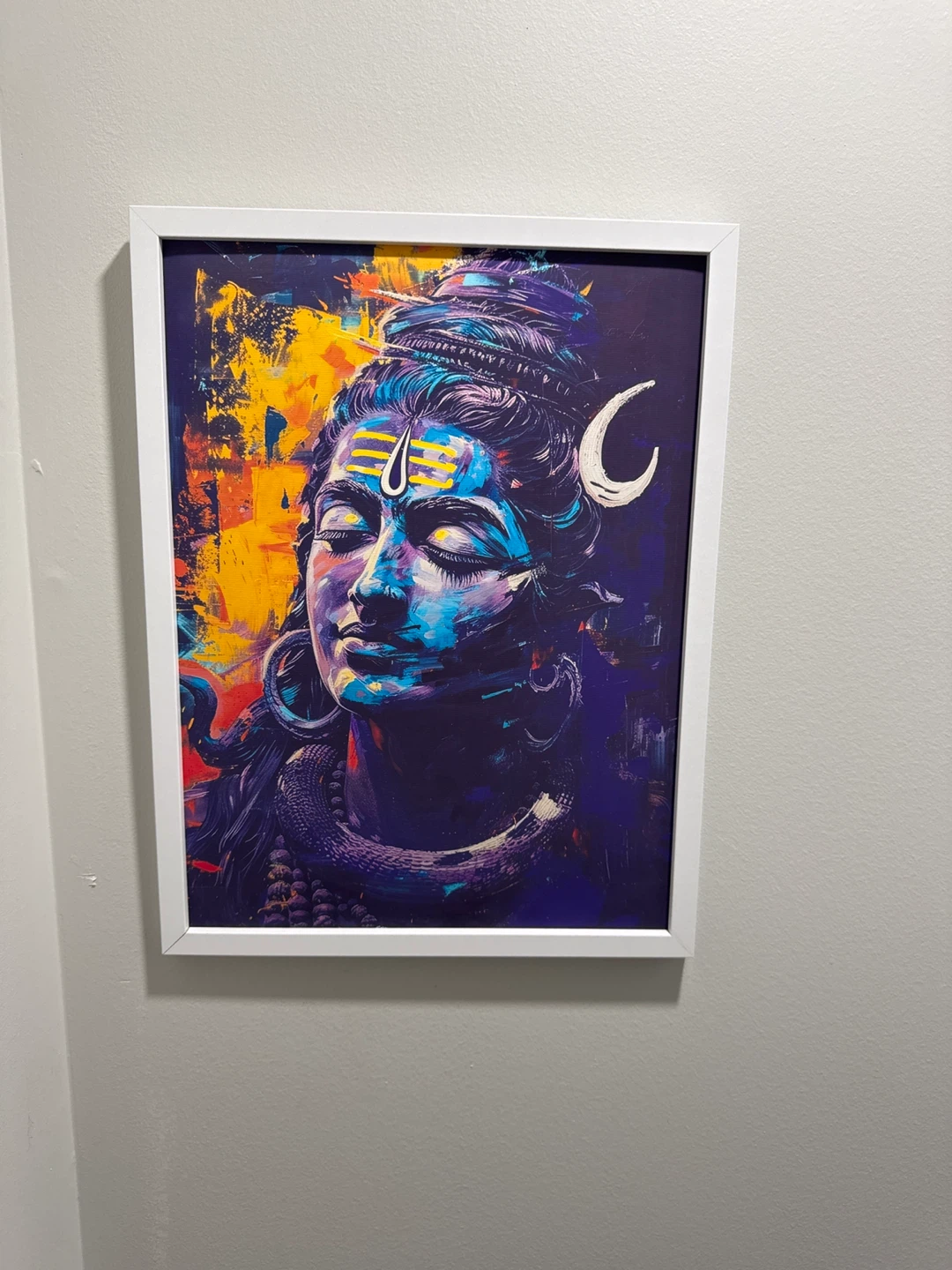 Framed Lord Shiva Art Print