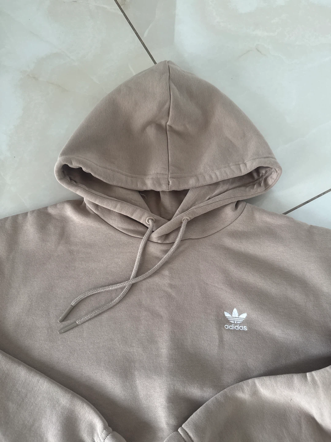 Adidas Women's Tan Crop Hoodie - photo 2