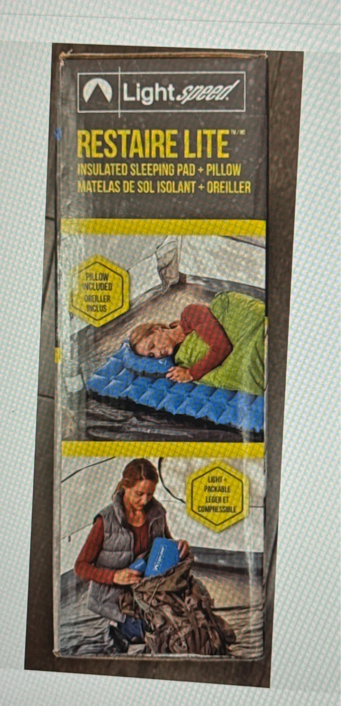 LightSpeed Restaire Lite Insulated Sleeping Pad + Pillow - photo 3