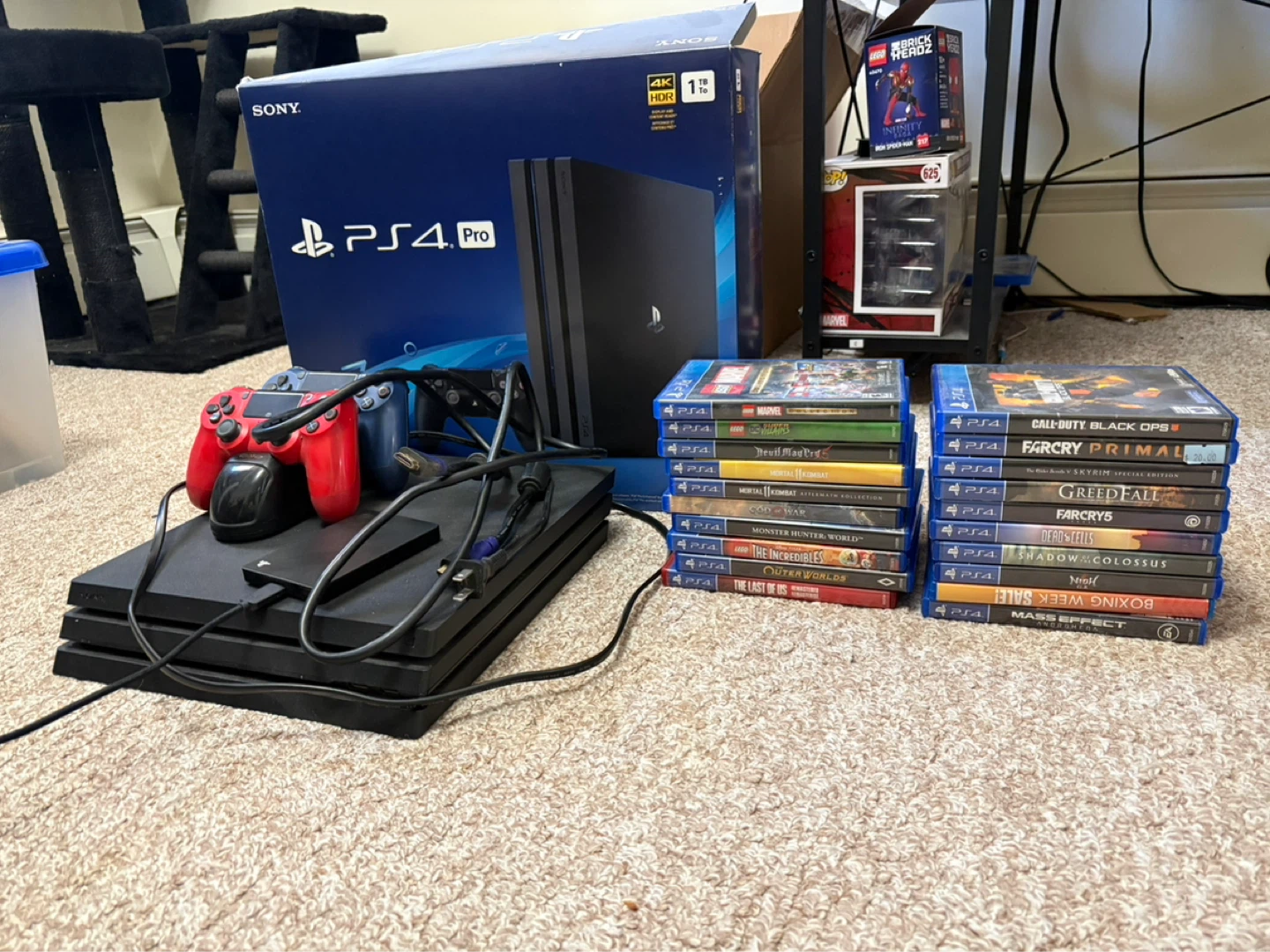 Sony PlayStation 4 Pro 1TB Console with Games and Accessories