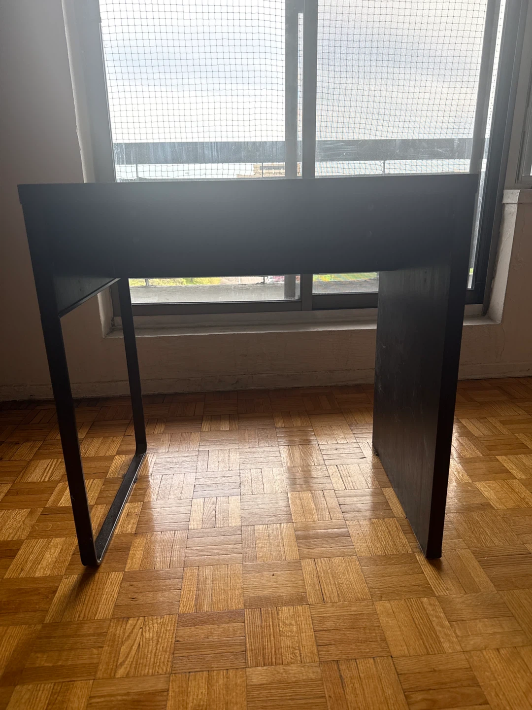 Black Bar Desk with Cup Holder- moving out sale