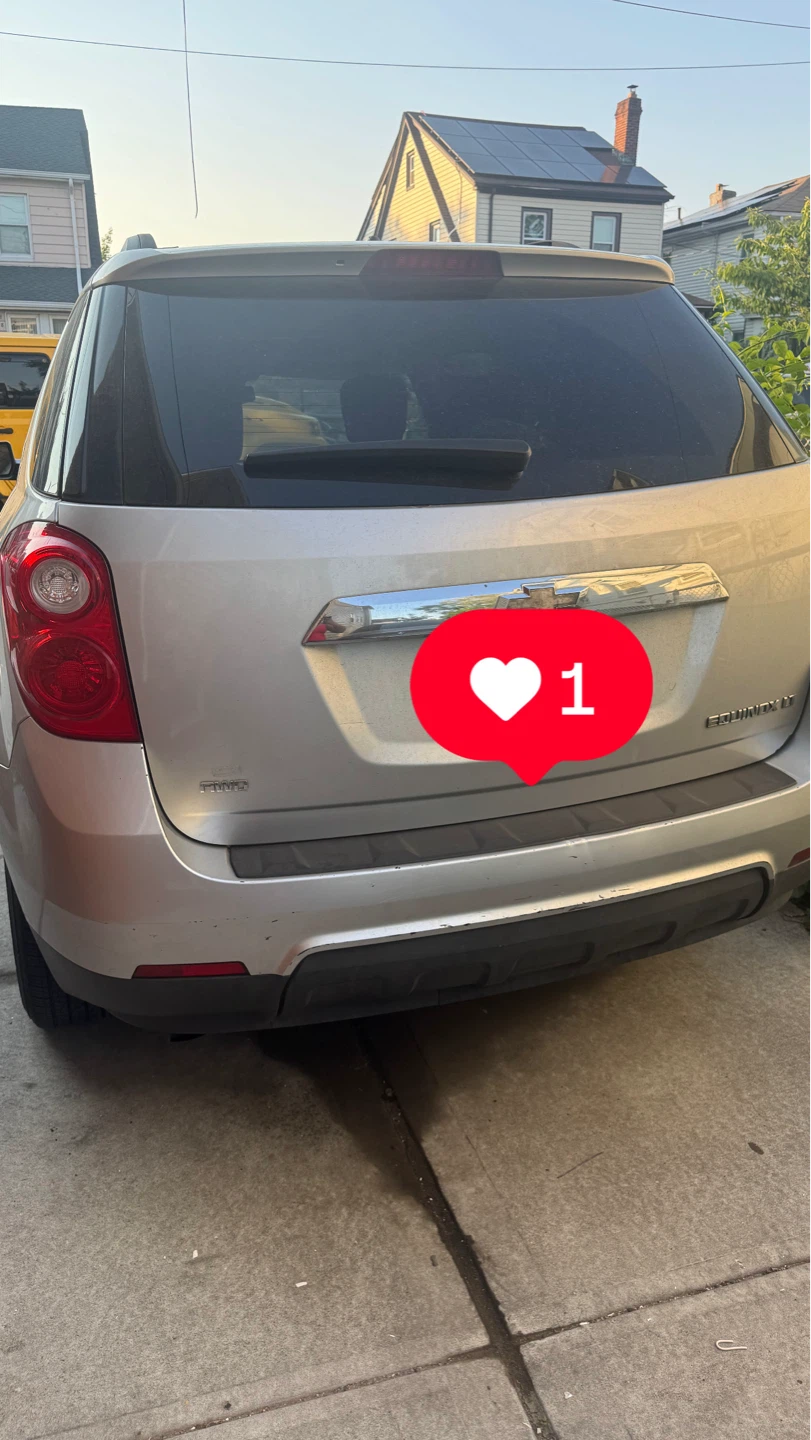 Silver Chevrolet Equinox LT SUV