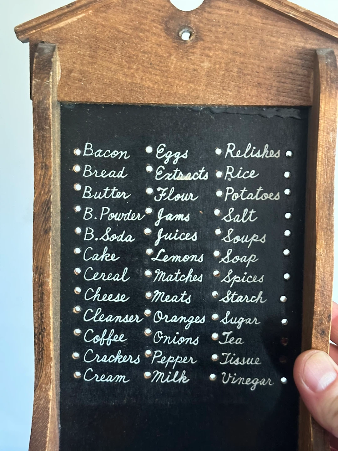 Vintage blue bird grocery list maker : mail holder - photo 2