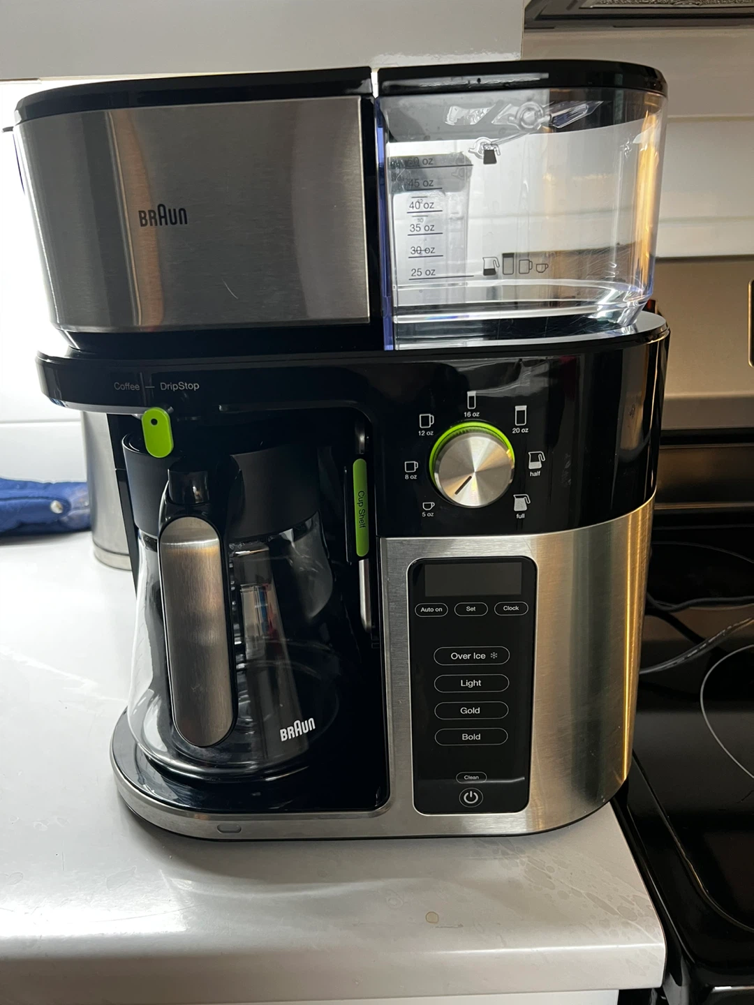 Braun Coffee Maker with Over Ice Setting
