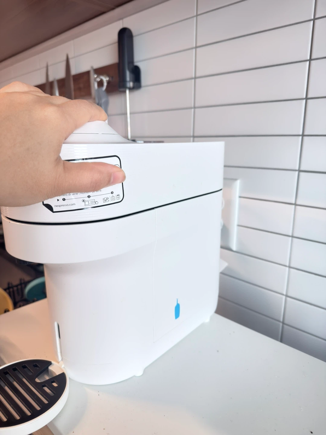 Bluebottle Nespresso VertuoPlus Coffee Machine - White - photo 2