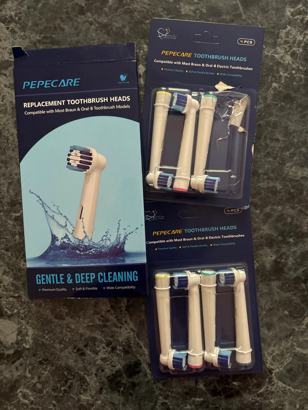 🌱PEPECARE Replacement Toothbrush Heads - 8 Pack - photo 3