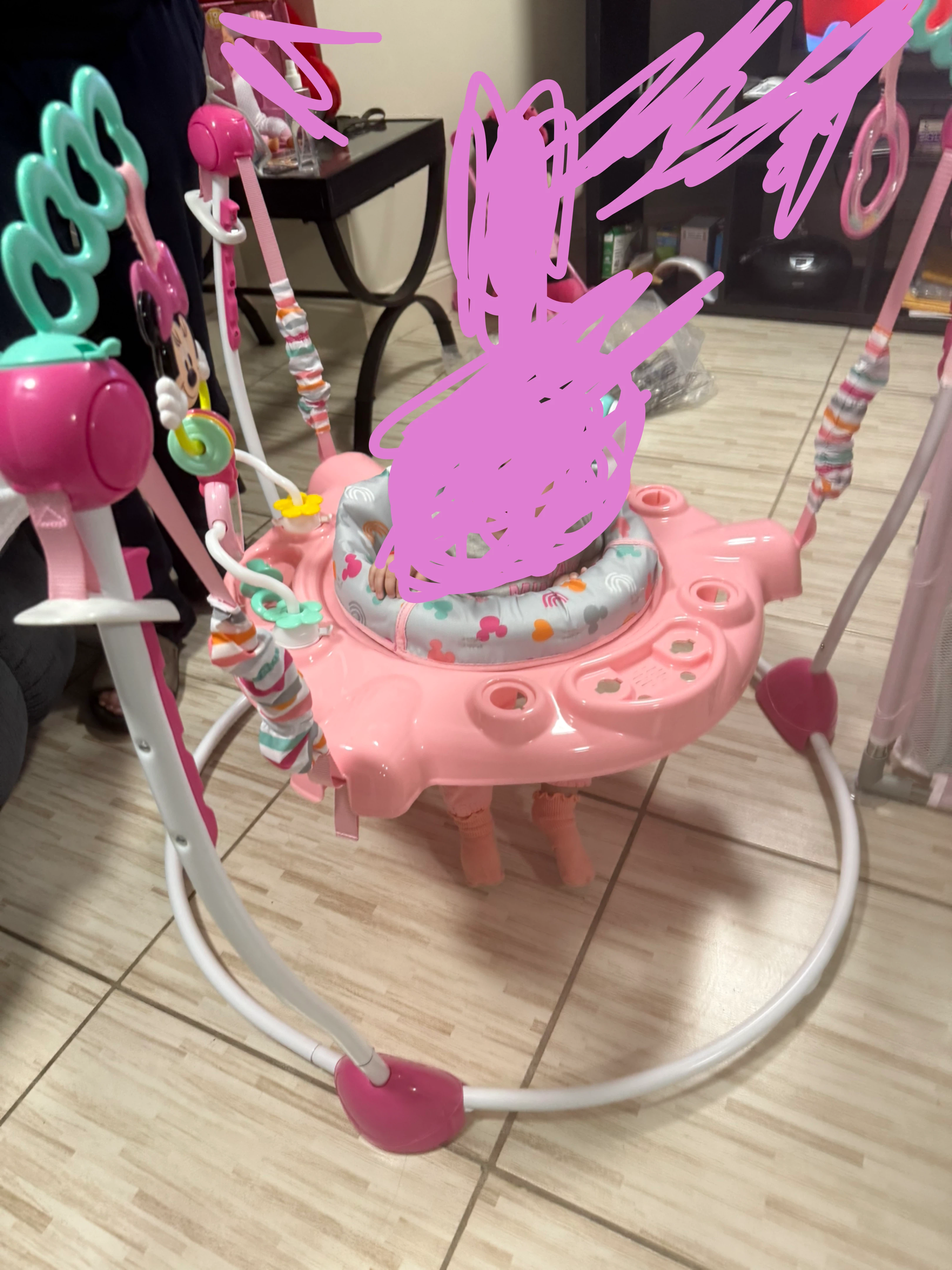 Baby Jumper / Activity Center - Pink