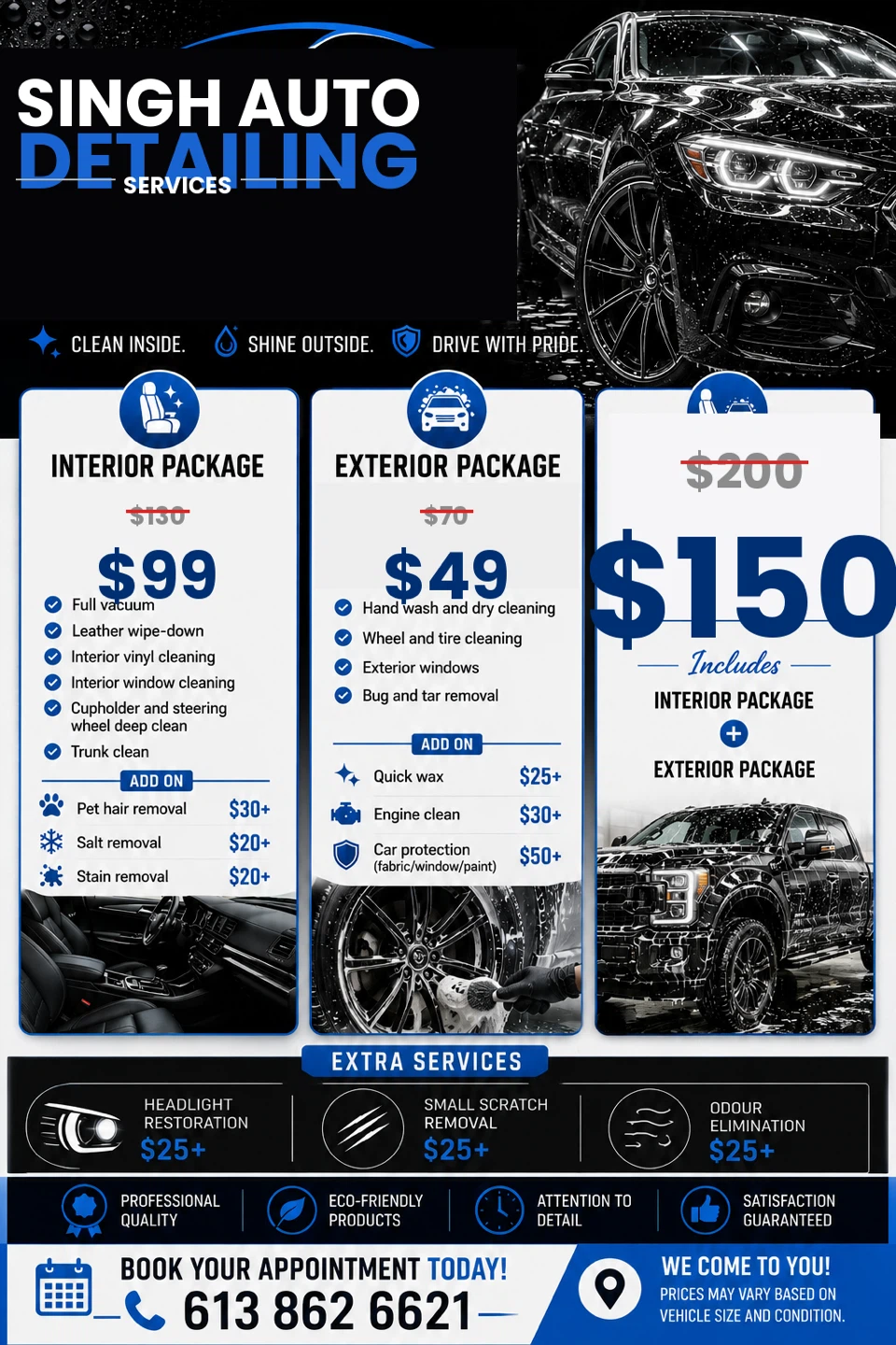 Mobile Car Detailing Ottawa – We Come To You! 🚗✨