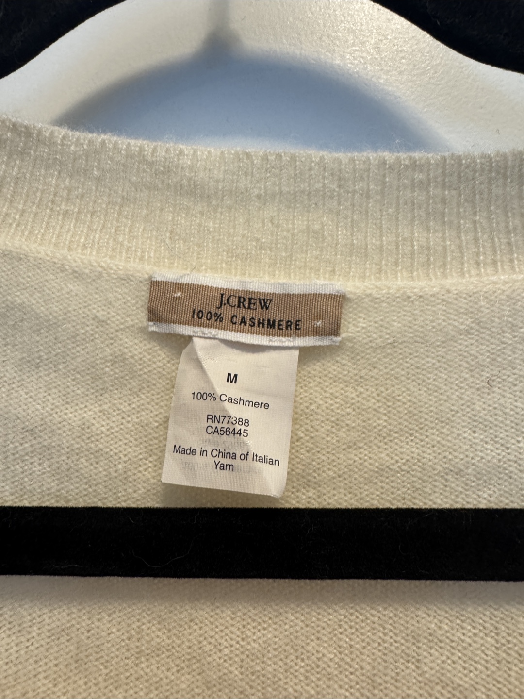 J. Crew 100% Cashmere V-Neck Sweater - Size M - photo 2