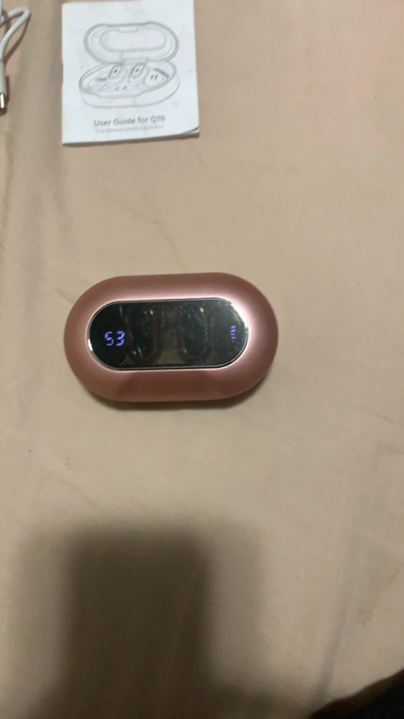 Q76 True Wireless Stereo Earphones - Rose Gold