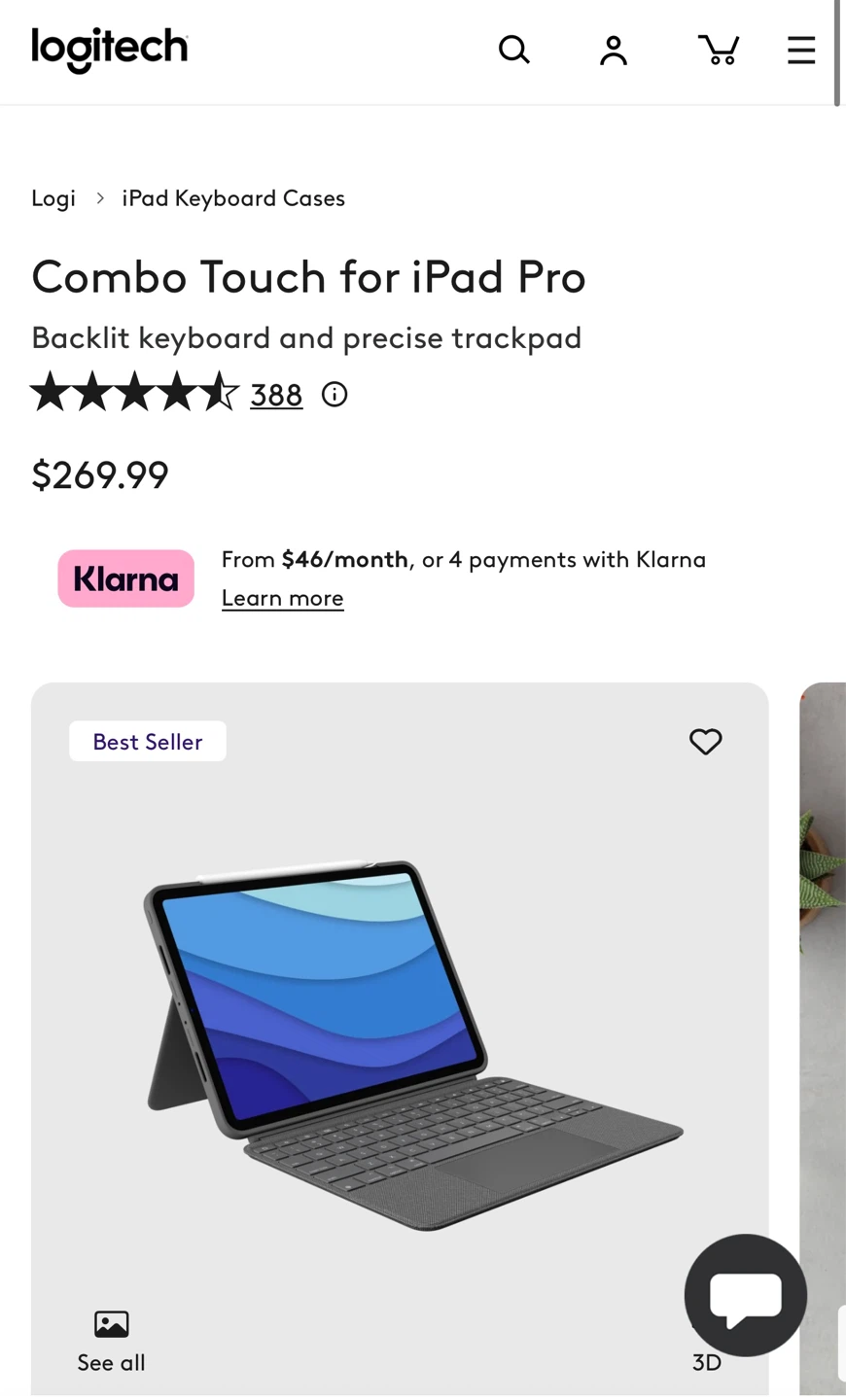Logitech Combo Touch for iPad Pro 11 inch - photo 3