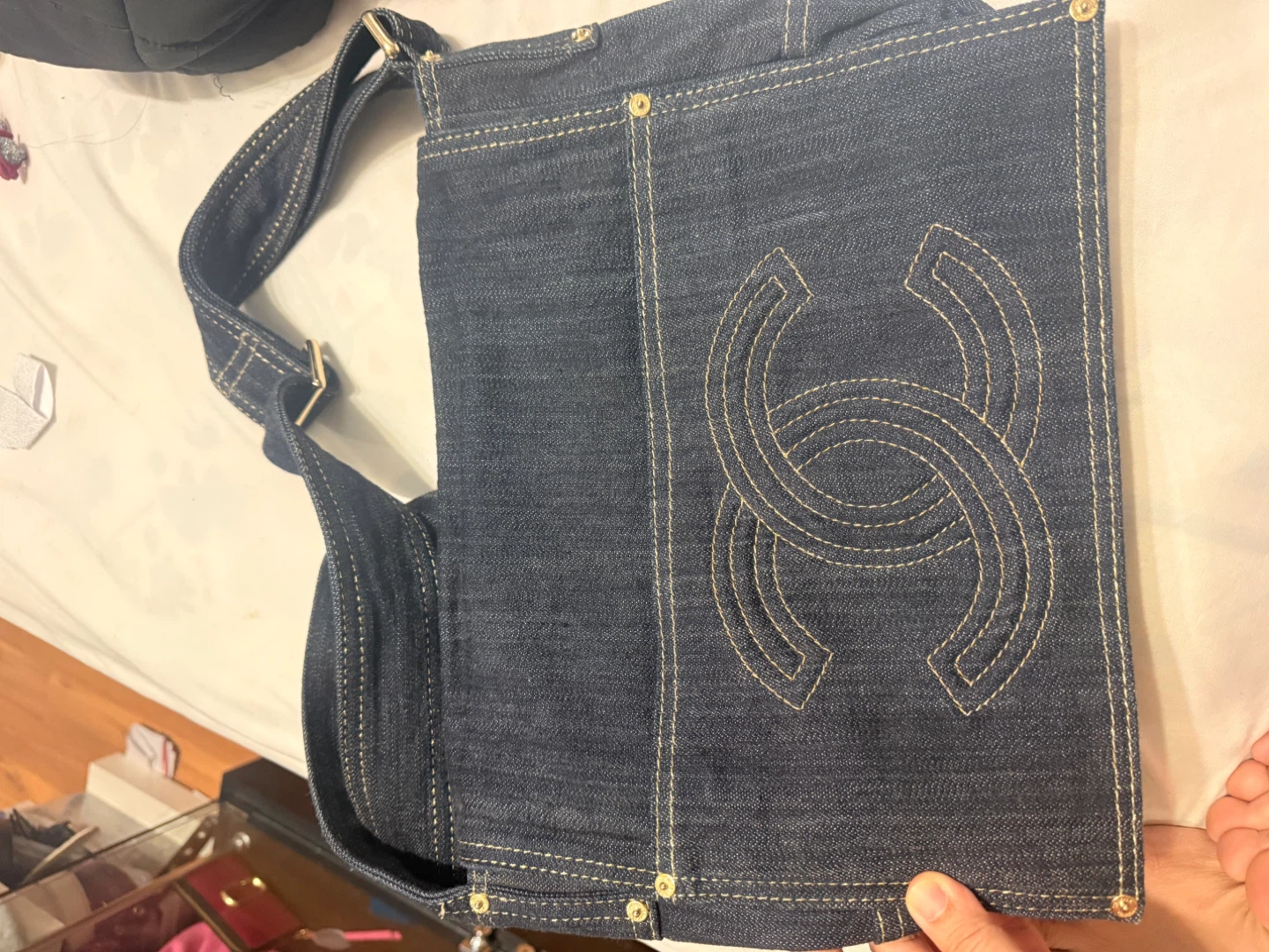 Chanel Denim Shoulder Bag