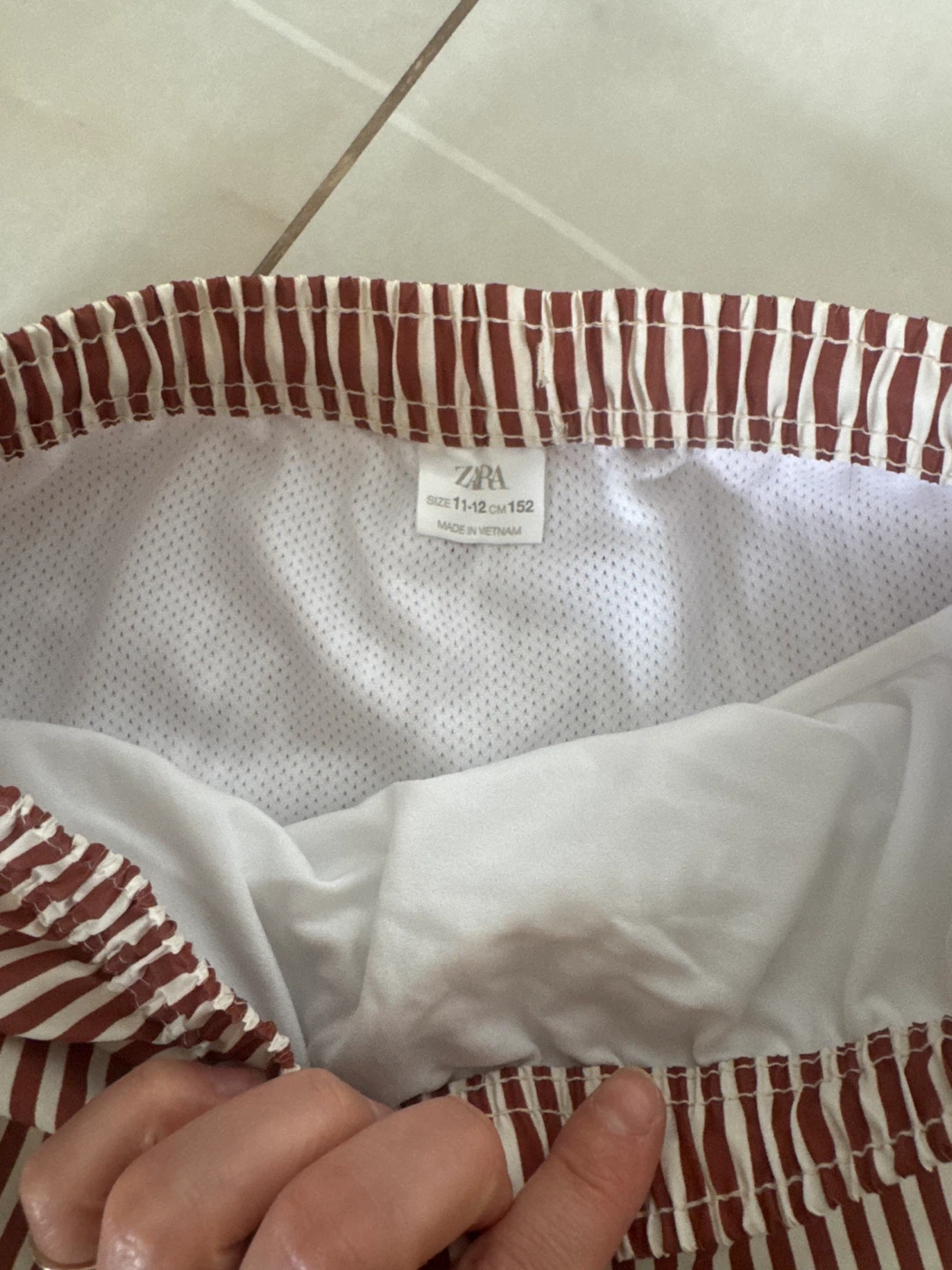 ZARA Kids Striped Swim Shorts Size 11-12 Years - photo 3