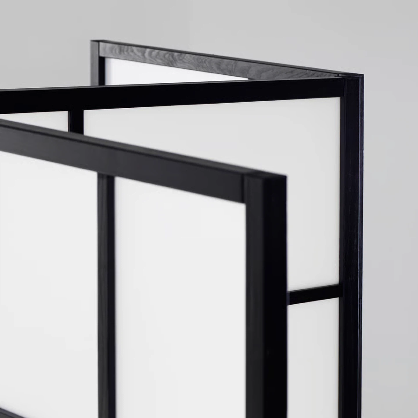 Ikea RISÖR Room divider, black, 85x72 7/8 " - photo 2
