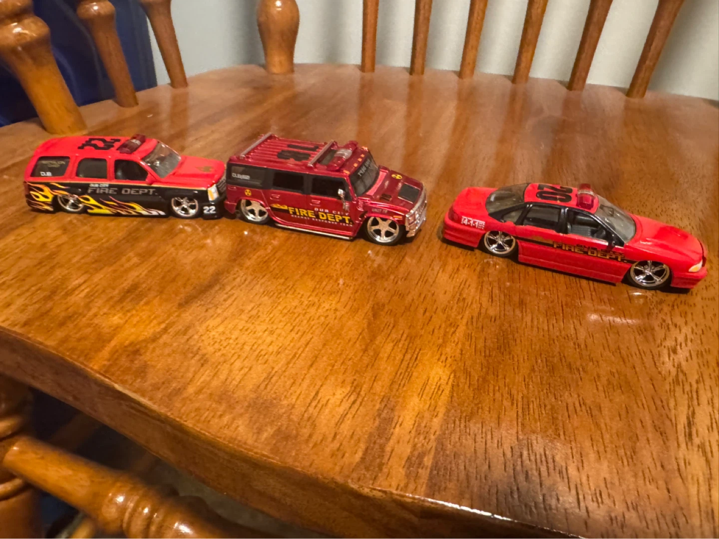 Diecast Dub City Firetrucks