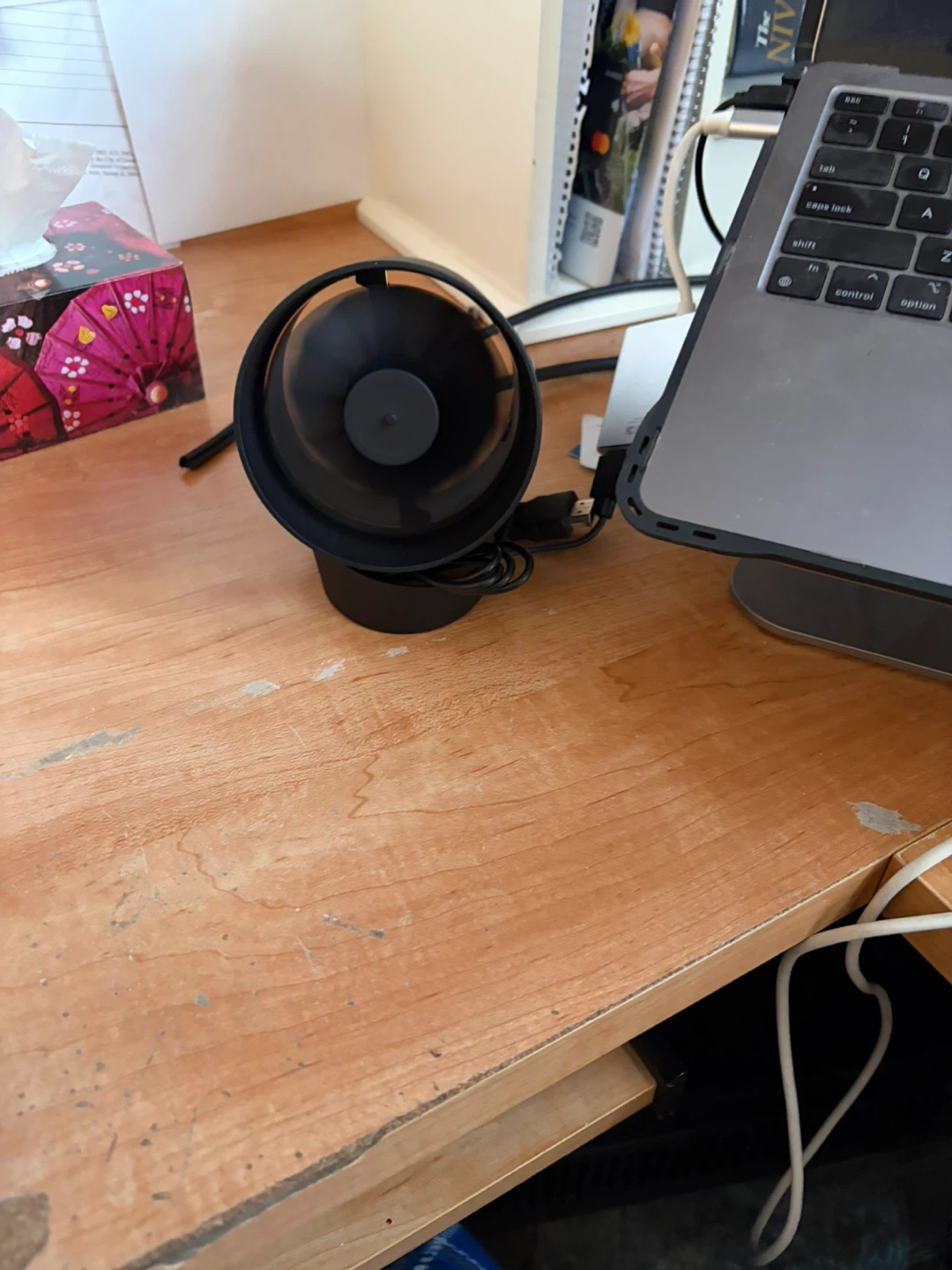 Black USB Desk Fan