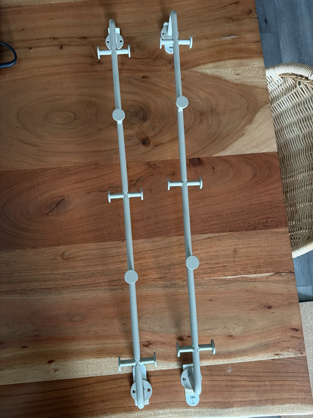 Pair of Wall Mounted Coat Hooks (IKEA)