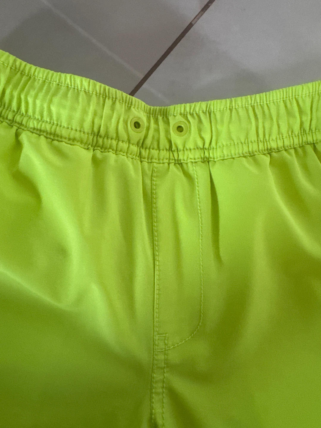 GapFit Shorts and Nike Hat Bundle - Neon Yellow - Size L (10) - photo 3