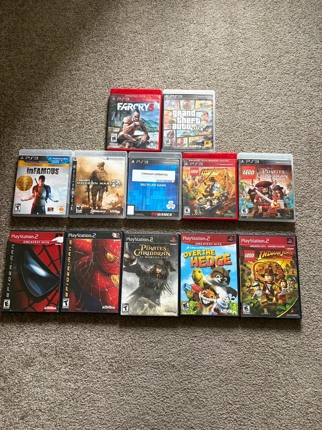 PlayStation 3 and PlayStation 2 Video Games Collection
