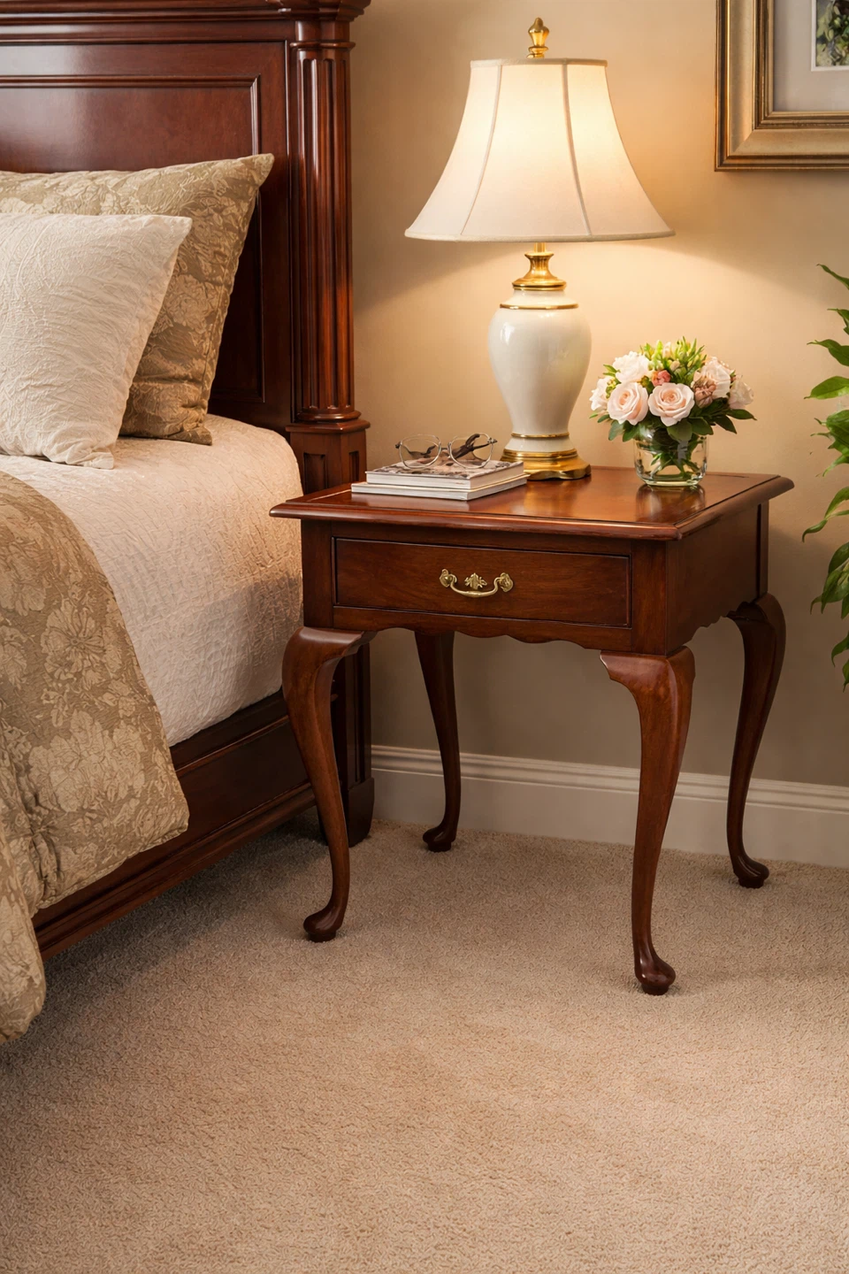 Vintage Leonard STICKLEY CHERRY End Table
