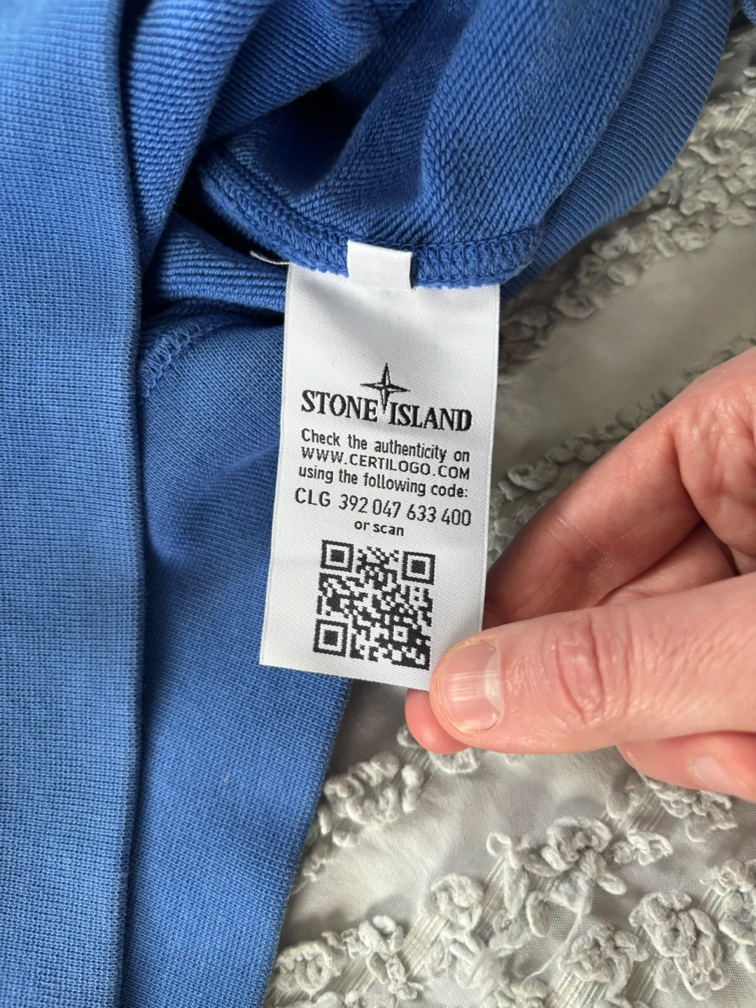 Stone Island Pullover Hoodie Blue - photo 5