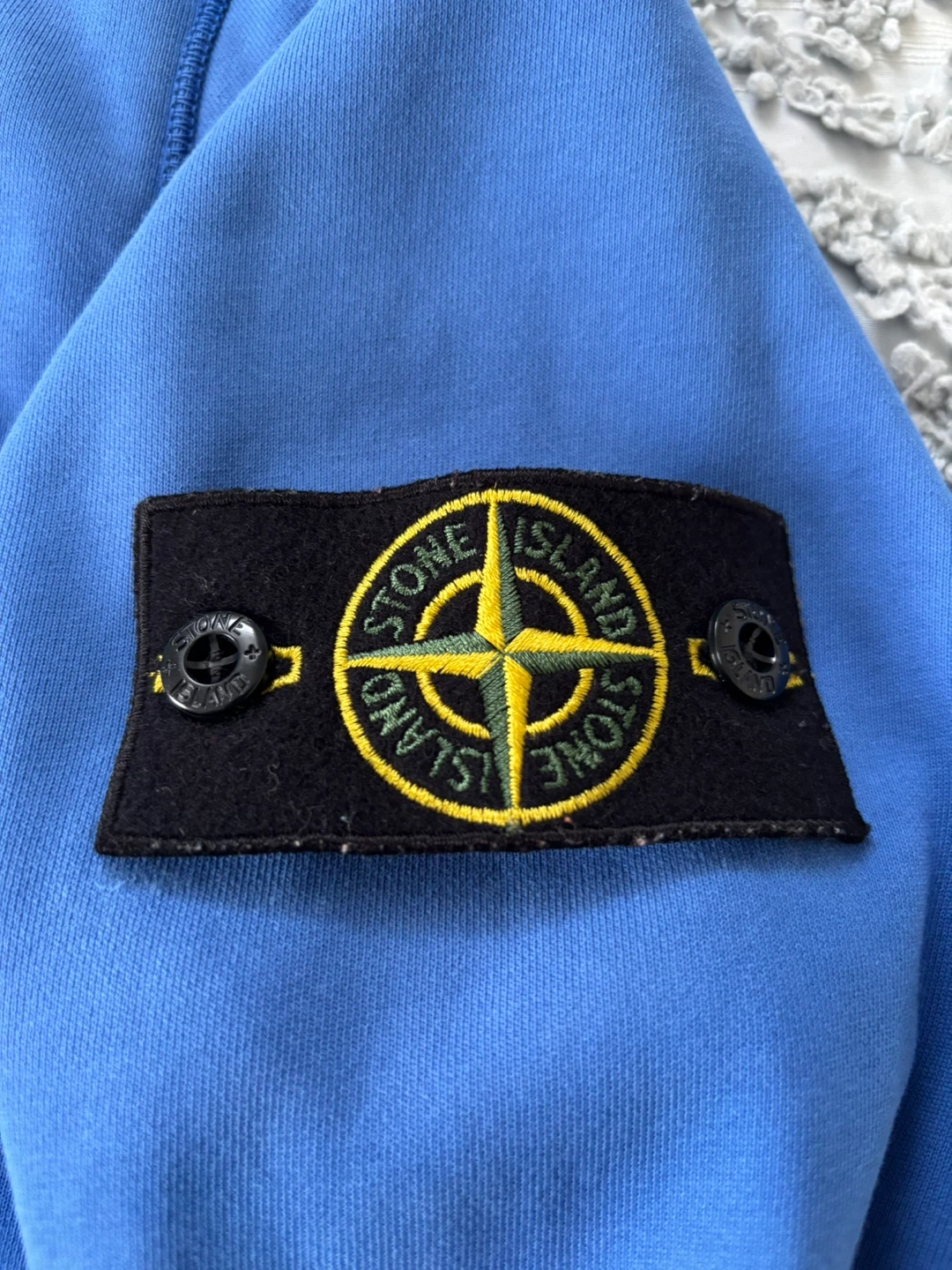 Stone Island Pullover Hoodie Blue - photo 3