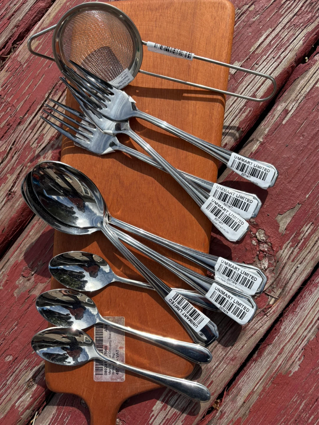 Unimart Limited Stainless Steel Cutlery Set with Strainer