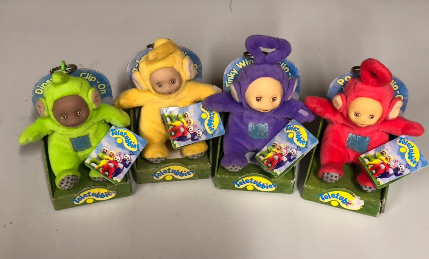 Teletubbies Plush Clip-Ons (Set of 4)