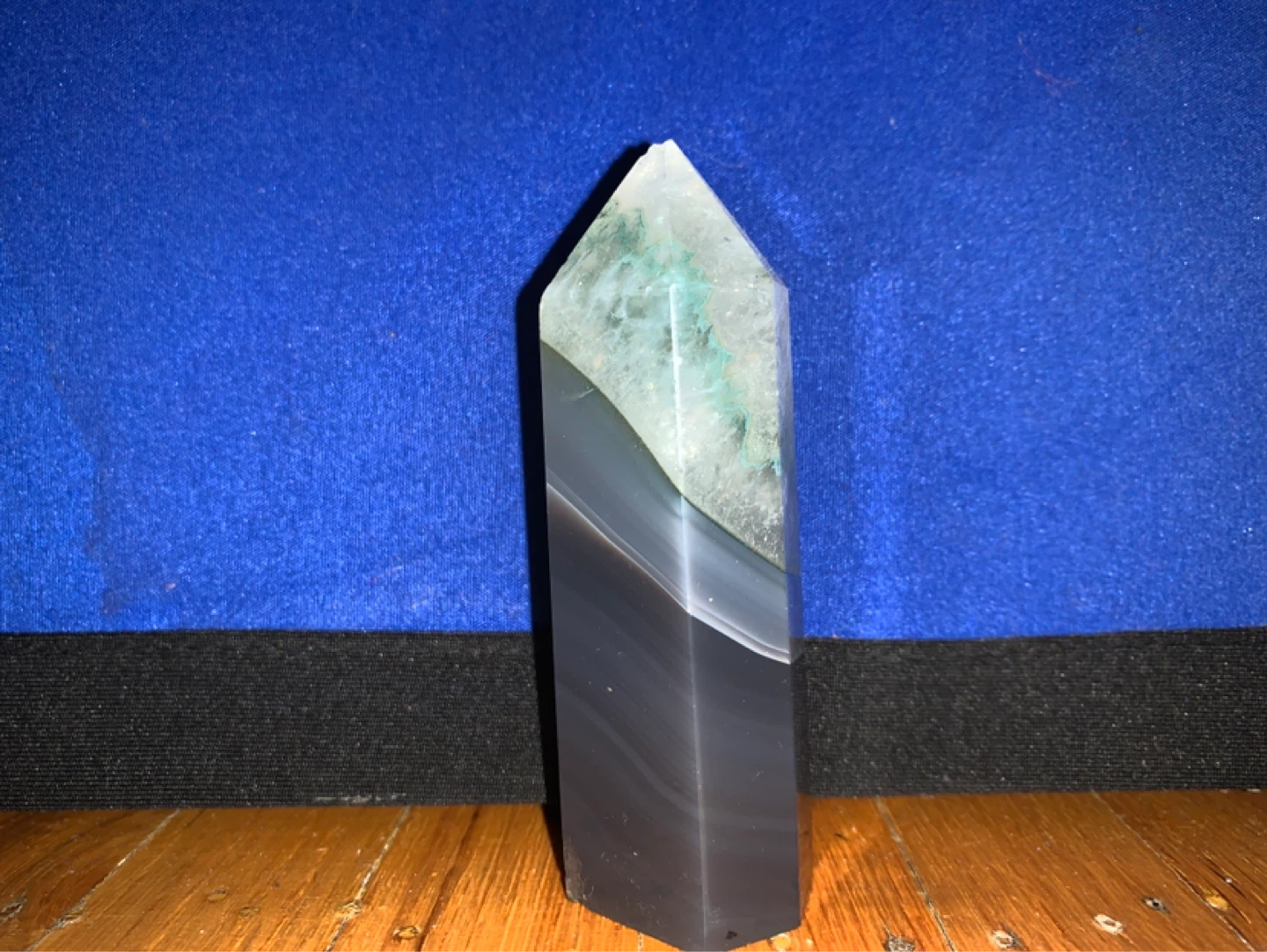 Polished Agate Crystal Point