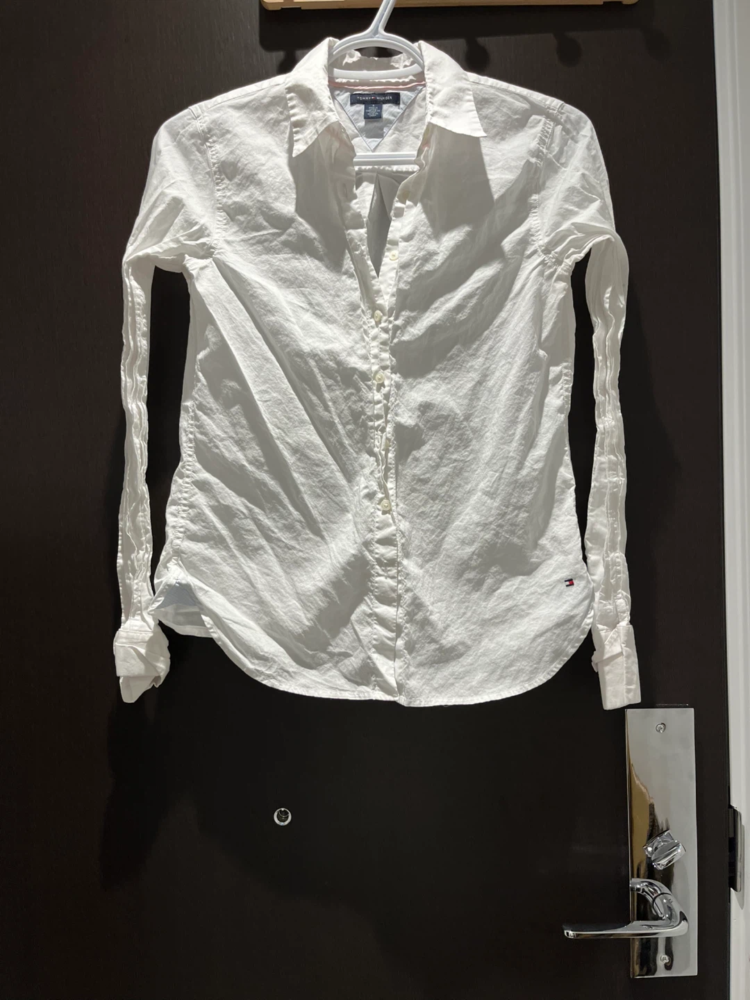 Tommy Hilfiger White Button-Up Shirt Size 4 - photo 3