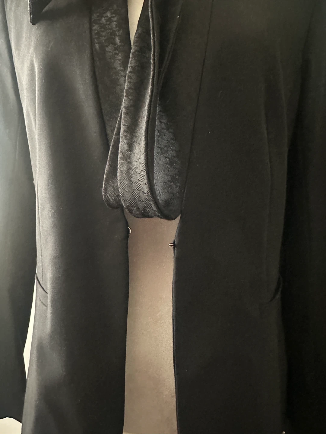 Banana Republic Black Drape Front Blazer - photo 4