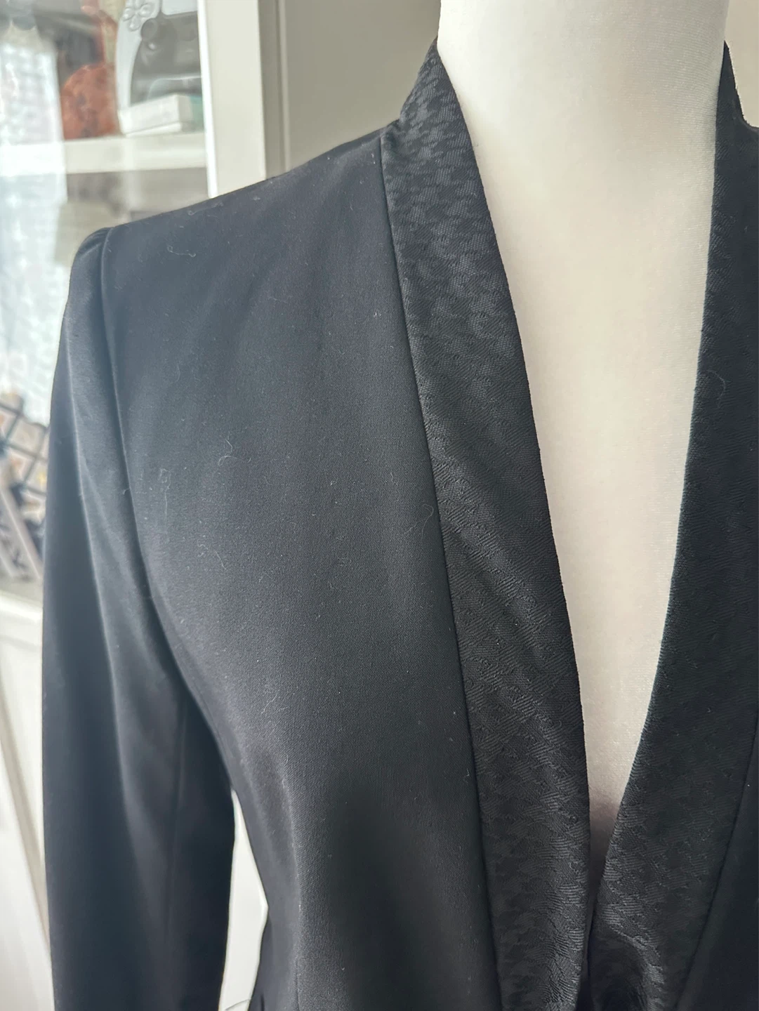Banana Republic Black Drape Front Blazer - photo 3