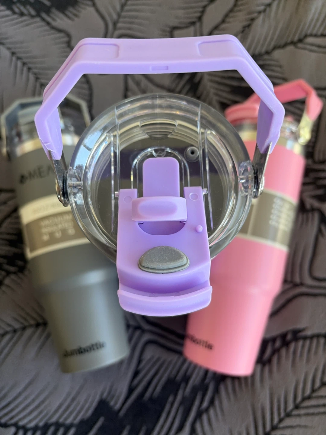 MEAKY Jumbottles 30oz Vacuum Insulated Mugs - Pink, Purple, Grey - photo 3