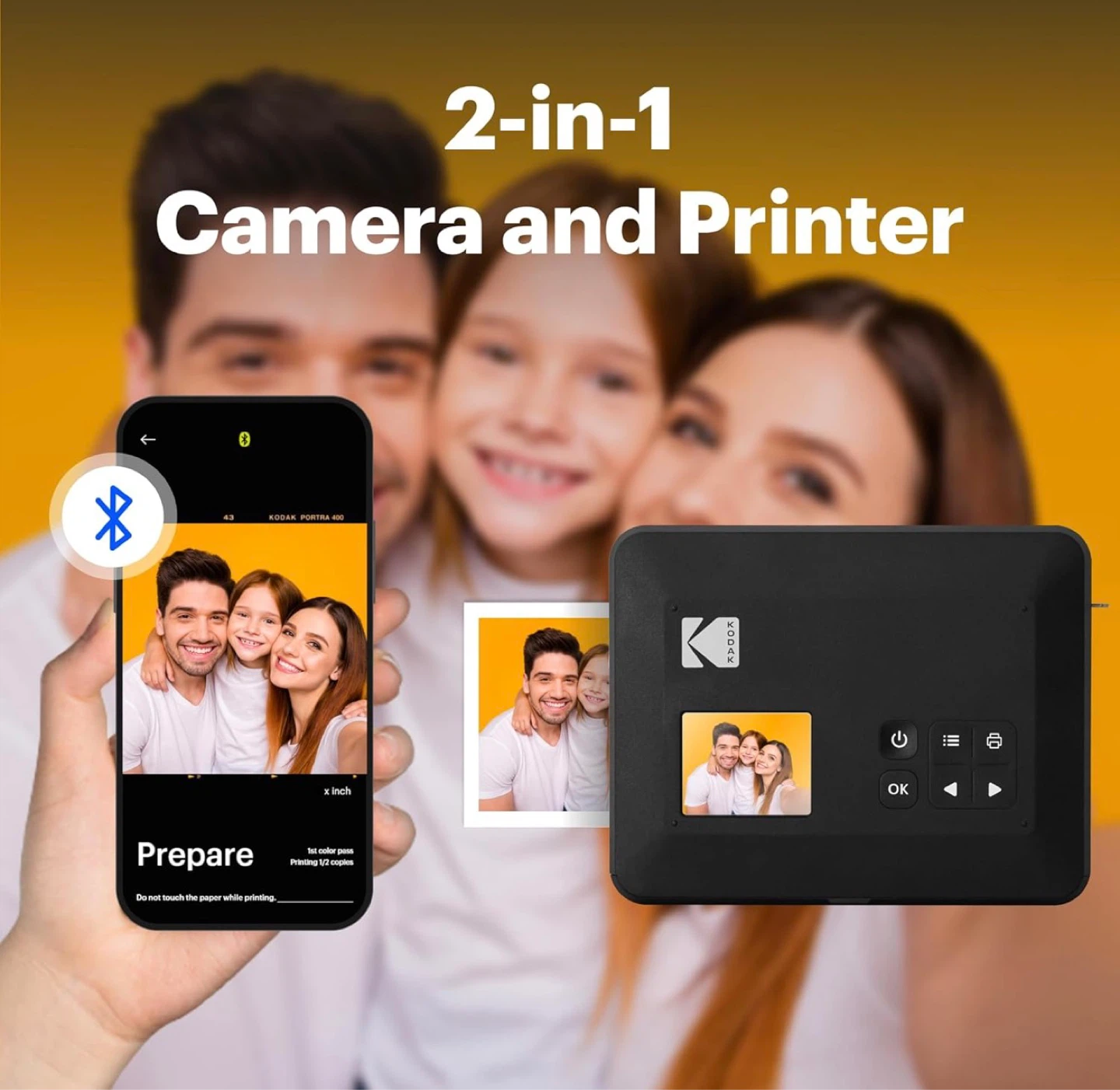 Kodak Mini Shot 3 Retro Camera and Photo Printer - photo 2