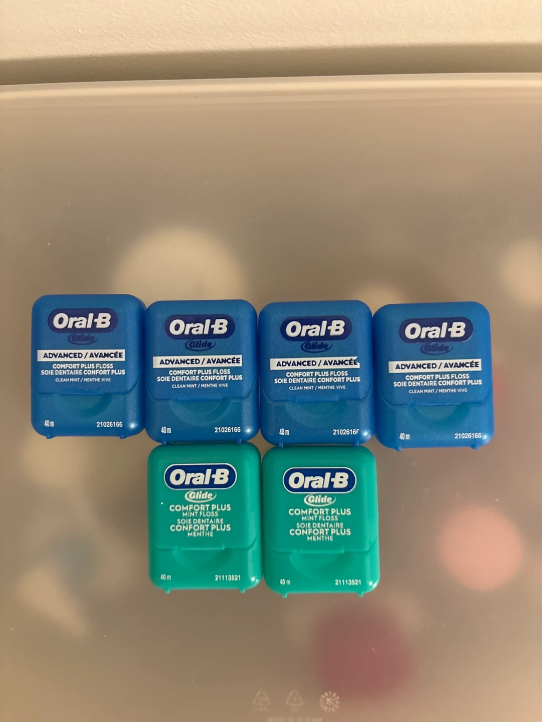 Oral-B Glide Comfort Plus Mint Floss 6 Pack