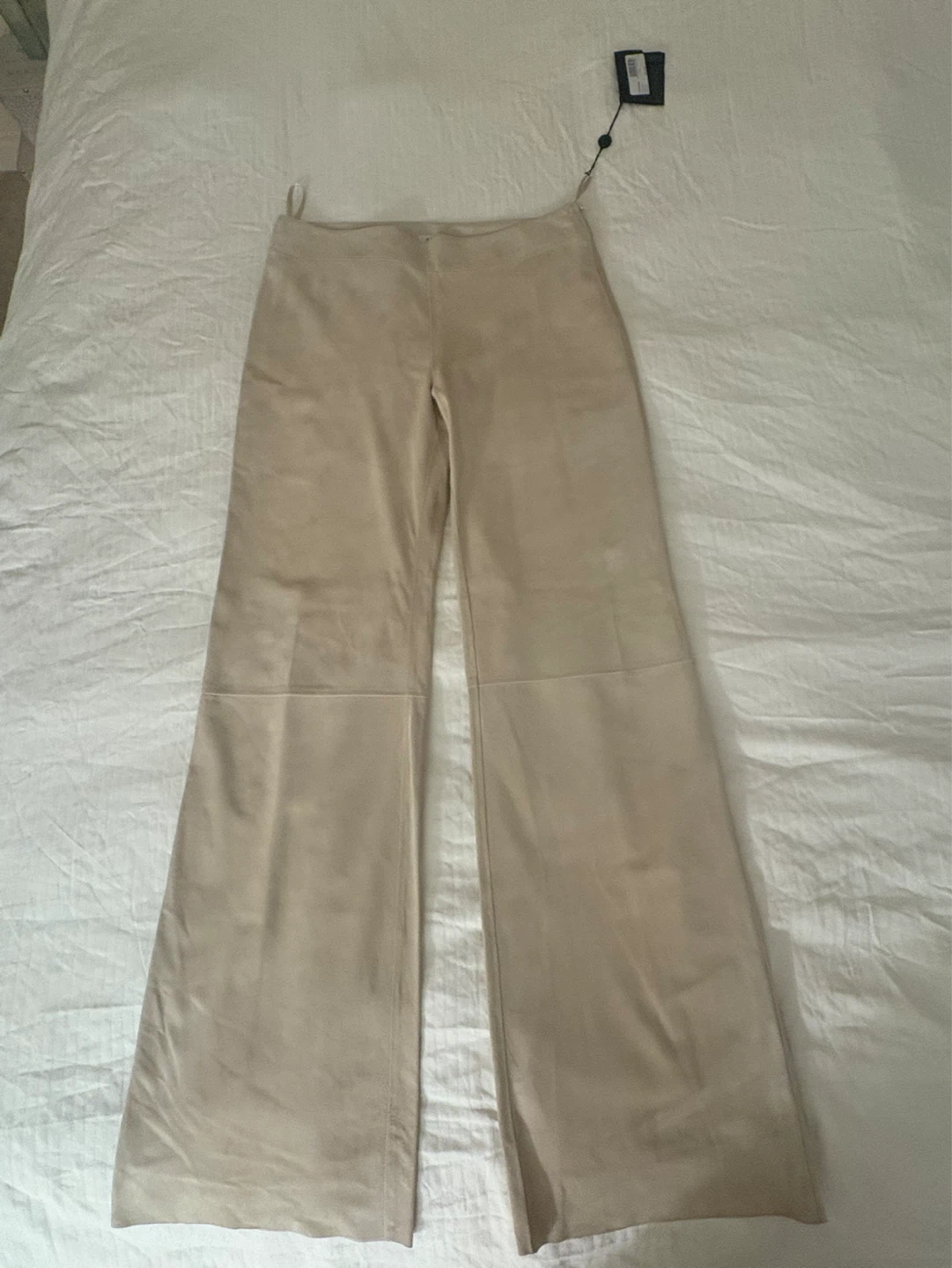 New with tag real Suede trousers
