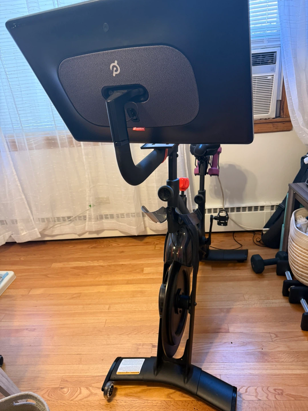 Peloton Bike+ & weights - photo 3