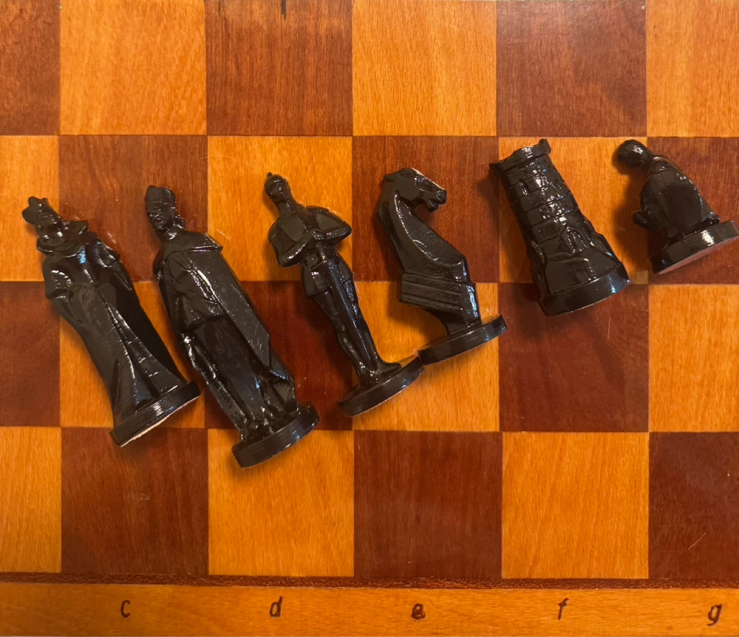 USSR knight chess pieces (from the film The Three Musketeers)