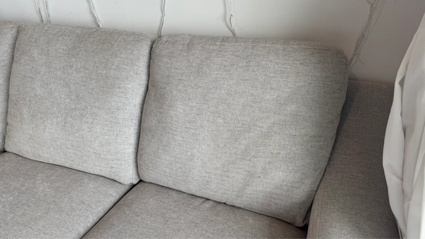 NEW with tag • Light Grey Sectional Sofa - photo 4