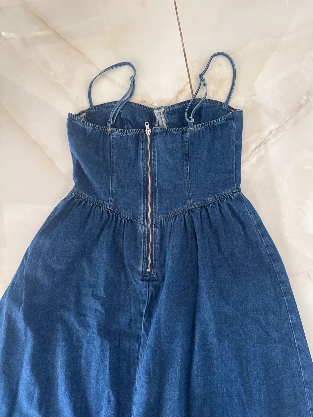 Cammense Denim Strappy Dress - photo 5