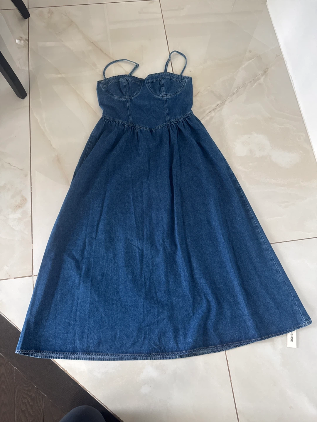 Cammense Denim Strappy Dress