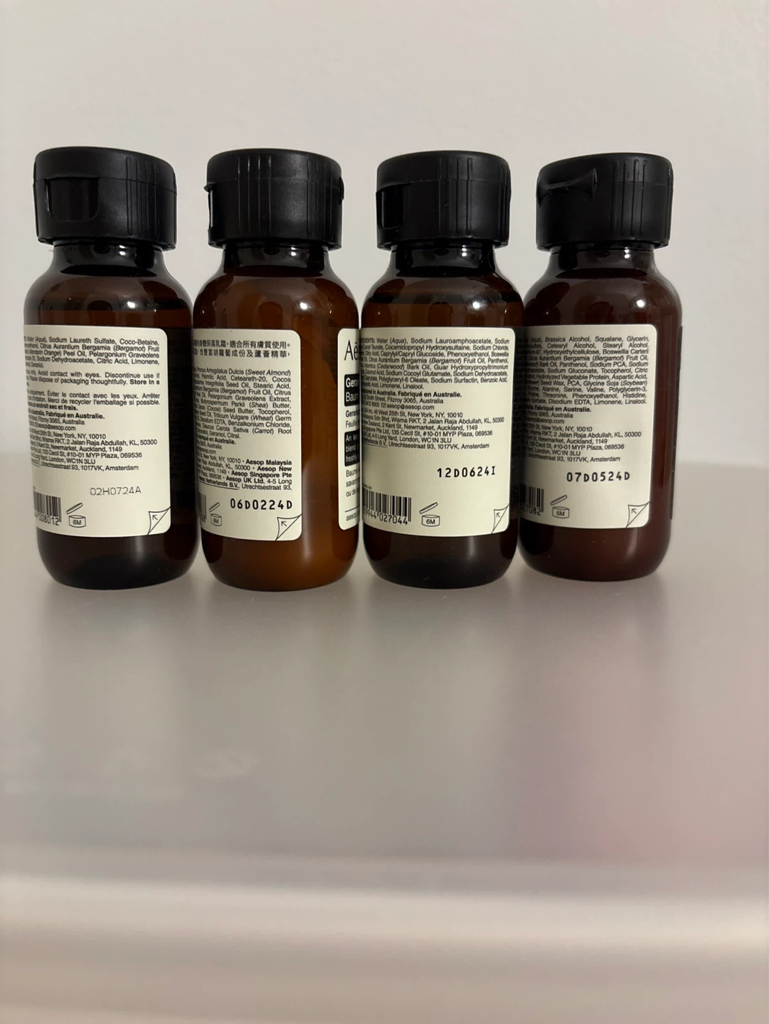 Aesop Travel Size Body Cleanser, Balm, Shampoo & Conditioner Set - photo 3