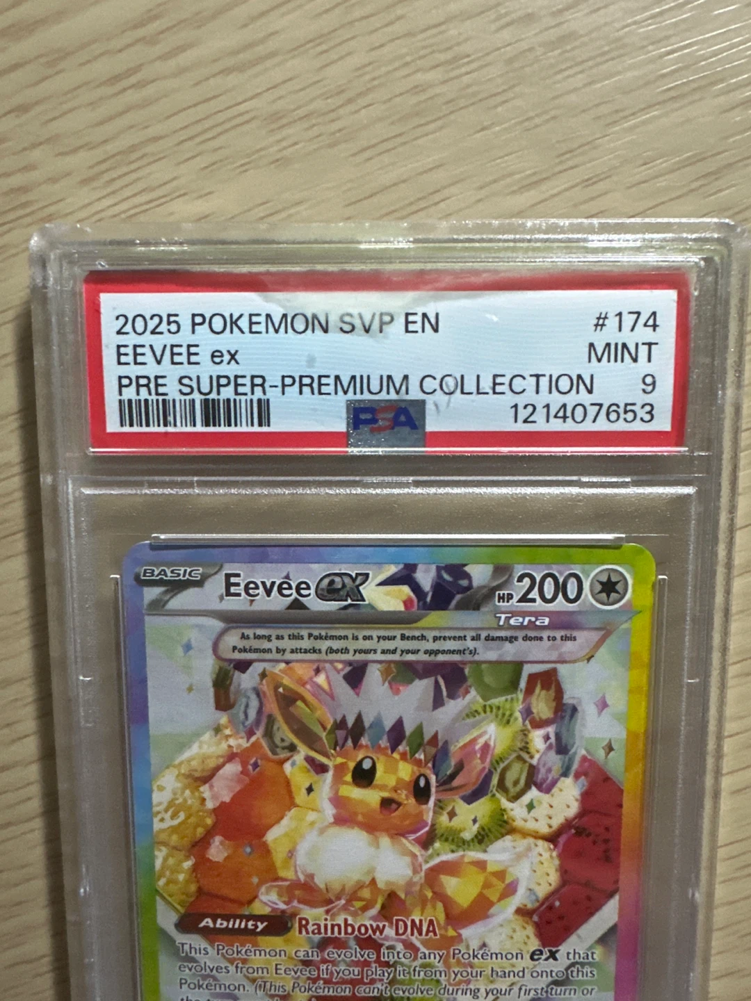Pokemon Eevee EX PSA 9 Mint 2025 SVP EN Trading Card - photo 3