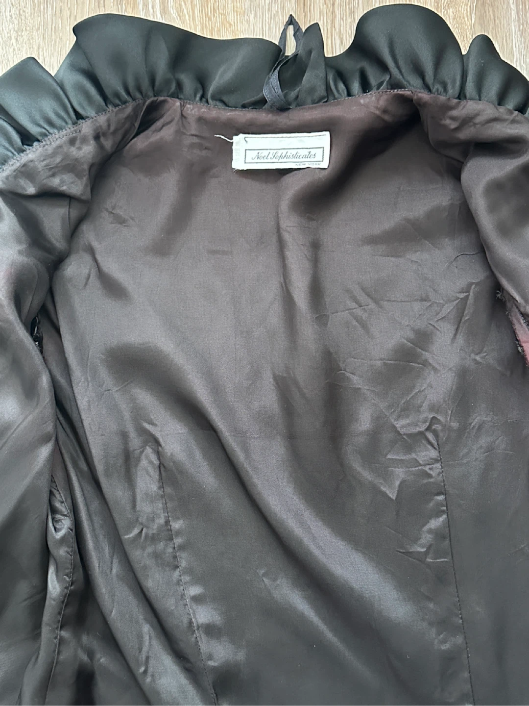 Vintage Black Velvet blazer Noel Sophisticates New York - photo 5