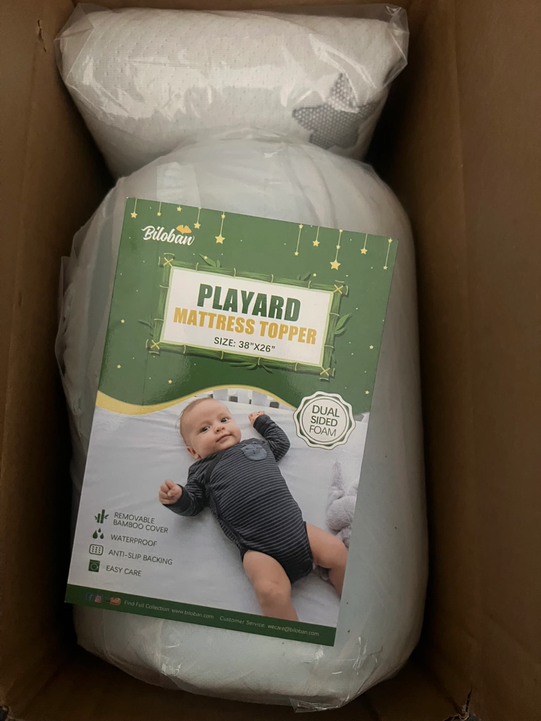 New Playard Mattress Topper - 38"x26"