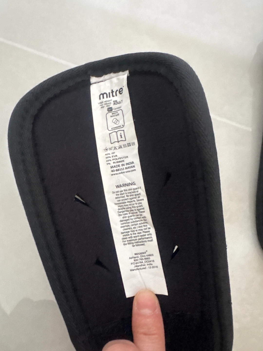Mitre Adult Shin Guards - photo 2